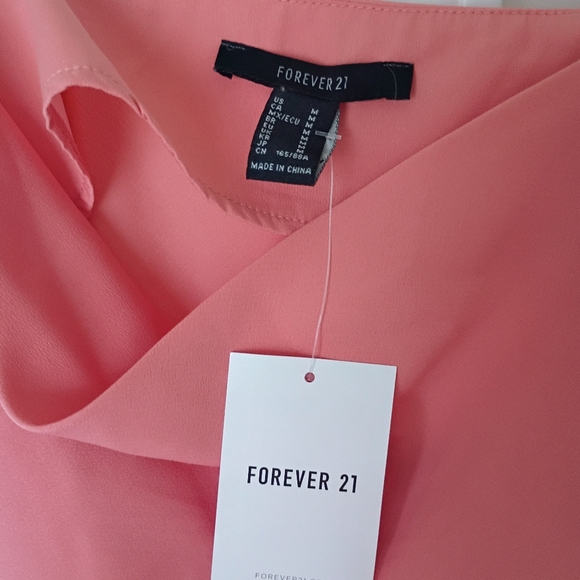 Pink Slip Dress Size M Forever 21 - Picture 2 of 4